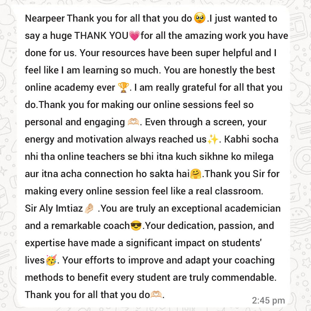 Student review